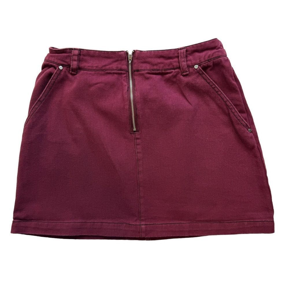 Sofi Angel Burgundy Mini Skirt Size S, SKU: 97-4879